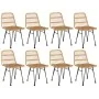 Juego de comedor de jardín 9 piezas ratán sintético by , Garden sets - Ref: Foro24-3157879, Price: 821,58 €, Discount: %