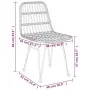 Juego de comedor de jardín 9 piezas ratán sintético by , Garden sets - Ref: Foro24-3157879, Price: 821,58 €, Discount: %