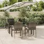 Set comedor jardín 5 pzas y cojines ratán sintético negro gris von , Gartensets - Ref: Foro24-3185115, Preis: 412,80 €, Rabat...