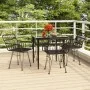 Juego de comedor de jardín 5 piezas ratán sintético negro by , Garden sets - Ref: Foro24-3157853, Price: 355,68 €, Discount: %