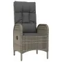 Set comedor jardín 5 pzas y cojines ratán sintético negro gris by , Garden sets - Ref: Foro24-3185205, Price: 683,40 €, Disco...