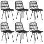 Juego de comedor de jardín 7 piezas ratán sintético negro von , Gartensets - Ref: Foro24-3157898, Preis: 552,29 €, Rabatt: %