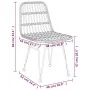 Juego de comedor de jardín 7 piezas ratán sintético negro von , Gartensets - Ref: Foro24-3157898, Preis: 552,29 €, Rabatt: %