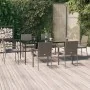 Set comedor jardín 7 pzas y cojines ratán sintético negro gris by , Garden sets - Ref: Foro24-3185129, Price: 492,94 €, Disco...