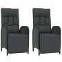 Set de muebles jardín 5 pzas con cojines ratán sintético negro von , Gartensets - Ref: Foro24-3185195, Preis: 643,49 €, Rabat...