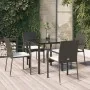Set de muebles jardín 5 pzas con cojines ratán sintético negro von , Gartensets - Ref: Foro24-3185120, Preis: 369,07 €, Rabat...