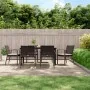 Juego comedor jardín 7 piezas y cojines ratán sintético y acero von , Gartensets - Ref: Foro24-3186994, Preis: 528,89 €, Raba...