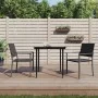Juego de comedor para jardín 3 piezas ratán sintético y acero von , Gartensets - Ref: Foro24-3187003, Preis: 186,38 €, Rabatt: %