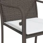 Juego comedor jardín 7 piezas y cojines ratán sintético y acero de , Conjuntos de jardín - Ref: Foro24-3186942, Precio: 401,0...
