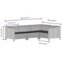 Set de muebles de jardín 6 pzas y cojines ratán sintético gris de , Conjuntos de jardín - Ref: Foro24-3187275, Precio: 478,94...
