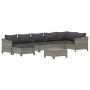 Set de muebles de jardín 8 pzas y cojines ratán sintético gris de , Conjuntos de jardín - Ref: Foro24-3187294, Precio: 616,41...