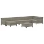 Set de muebles de jardín 8 pzas y cojines ratán sintético gris de , Conjuntos de jardín - Ref: Foro24-3187294, Precio: 616,41...