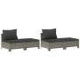 Set de muebles de jardín 8 pzas y cojines ratán sintético gris de , Conjuntos de jardín - Ref: Foro24-3187294, Precio: 616,41...