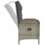 Juego de comedor jardín 2 pzas con cojines ratán sintético gris von , Gartensets - Ref: Foro24-3203506, Preis: 298,08 €, Raba...
