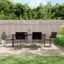 Juego de comedor para jardín 7 piezas ratán sintético y acero by , Garden sets - Ref: Foro24-3187015, Price: 421,36 €, Discou...