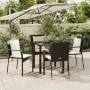 Set de muebles jardín 5 pzas con cojines ratán sintético negro von , Gartensets - Ref: Foro24-3185108, Preis: 383,59 €, Rabat...