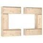 Muebles para TV 6 piezas madera maciza de pino by , TV Furniture - Ref: Foro24-3100199, Price: 347,68 €, Discount: %