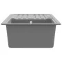 Fregadero reversible gris de granito de una cubeta con escurridor von , Sinkt - Ref: Foro24-141670, Preis: 226,44 €, Rabatt: %