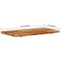 Encimera para armario tocador madera maciza acacia 100x52x3,8cm de , Accesorios de lavabo - Ref: Foro24-286322, Precio: 130,8...