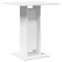 Mesa de bistró de madera contrachapada blanco 60x60x75 cm de , Mesas de cocina y de comedor - Ref: Foro24-802102, Precio: 47,...
