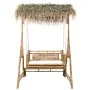 Banco columpio de 2 plazas hojas de palma y cojín bambú 202 cm by , Garden rockers - Ref: Foro24-3063941, Price: 476,47 €, Di...