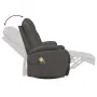 Sillón de masaje mecedora de cuero sintético gris antracita von , Elektrische Massagesessel - Ref: Foro24-335850, Preis: 475,...