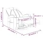Sillón de masaje mecedora de cuero sintético gris antracita von , Elektrische Massagesessel - Ref: Foro24-335850, Preis: 475,...