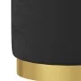 Taburete redondo con almacenaje terciopelo negro by , Folding stools and chairs - Ref: Foro24-340290, Price: 49,53 €, Discoun...