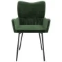 Sillas de comedor 2 unidades terciopelo verde oscuro by , dining chairs - Ref: Foro24-344800, Price: 124,55 €, Discount: %