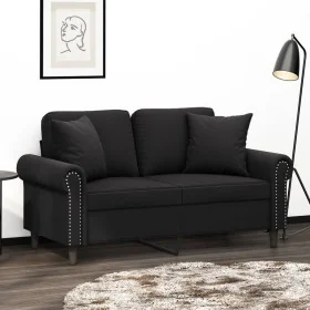 Cojines decorativos 2 uds terciopelo negro 40x40 cm by , Cushions - Ref: Foro24-349490, Price: 24,12 €, Discount: %