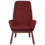 Sillón de relax de tela color rojo tinto by , Armchairs - Ref: Foro24-341391, Price: 127,73 €, Discount: %