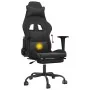 Silla gaming de masaje y reposapiés cuero sintético negro von , Gaming-Stühle - Ref: Foro24-345419, Preis: 127,10 €, Rabatt: %