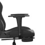 Silla gaming de masaje y reposapiés cuero sintético negro von , Gaming-Stühle - Ref: Foro24-345419, Preis: 127,10 €, Rabatt: %