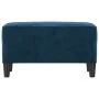 Banco de terciopelo azul 70x35x41 cm by , Banks - Ref: Foro24-349406, Price: 48,41 €, Discount: %
