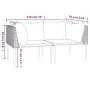 Sofás de esquina jardín con cojines 2 uds ratán sintético gris by , Modular outdoor sofas - Ref: Foro24-364126, Price: 139,95...