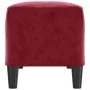 Banco de terciopelo rojo vino tinto 100x35x41 cm de , Bancos - Ref: Foro24-349425, Precio: 58,12 €, Descuento: %