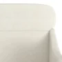 Sillón de terciopelo color crema 63x76x80 cm by , Armchairs - Ref: Foro24-351443, Price: 89,78 €, Discount: %