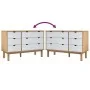 Cajonera OTTA madera maciza pino marrón y blanco 111x43x73,5 cm von , Schubladen - Ref: Foro24-348587, Preis: 187,11 €, Rabat...