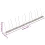 Set de 20 hileras pinchos contra pájaros y palomas 4 filas 10 m by , Animal repellents - Ref: Foro24-149131, Price: 46,37 €, ...