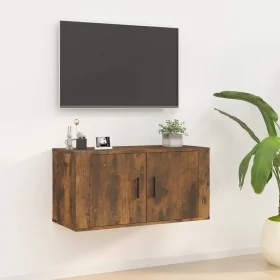 Mueble para TV de pared roble ahumado 80x34,5x40 cm von , TV-Möbel - Ref: Foro24-816629, Preis: 59,11 €, Rabatt: %