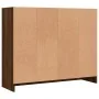 Aparador madera de ingeniería color roble marrón 91x28x75 cm by , Sideboards - Ref: Foro24-823015, Price: 102,66 €, Discount: %