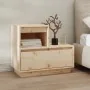 Mesita de noche madera maciza de pino 60x34x51 cm de , Mesitas de noche - Ref: Foro24-814374, Precio: 71,18 €, Descuento: %