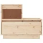 Mesita de noche madera maciza de pino 60x34x51 cm de , Mesitas de noche - Ref: Foro24-814374, Precio: 71,18 €, Descuento: %