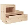 Mesita de noche madera maciza de pino 60x34x51 cm de , Mesitas de noche - Ref: Foro24-814374, Precio: 71,18 €, Descuento: %