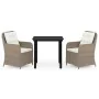 Juego de comedor de jardín 3 piezas marrón de , Conjuntos de jardín - Ref: Foro24-3099553, Precio: 349,80 €, Descuento: %