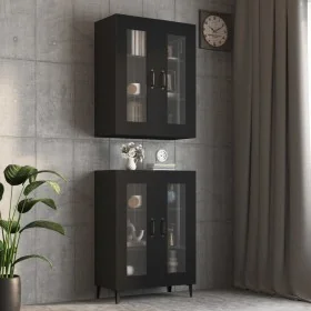 Armario de pared colgante negro 69,5x34x90 cm von , Sideboards - Ref: Foro24-812286, Preis: 85,74 €, Rabatt: %
