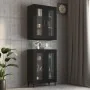 Armario de pared colgante negro 69,5x34x90 cm de , Aparadores - Ref: Foro24-812286, Precio: 85,73 €, Descuento: %