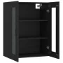 Armario de pared colgante negro 69,5x34x90 cm de , Aparadores - Ref: Foro24-812286, Precio: 85,73 €, Descuento: %
