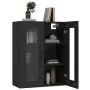 Armario de pared colgante negro 69,5x34x90 cm de , Aparadores - Ref: Foro24-812286, Precio: 85,73 €, Descuento: %
