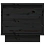 Mesita de noche madera maciza de pino negro 35x34x32 cm de , Mesitas de noche - Ref: Foro24-813403, Precio: 41,67 €, Descuent...